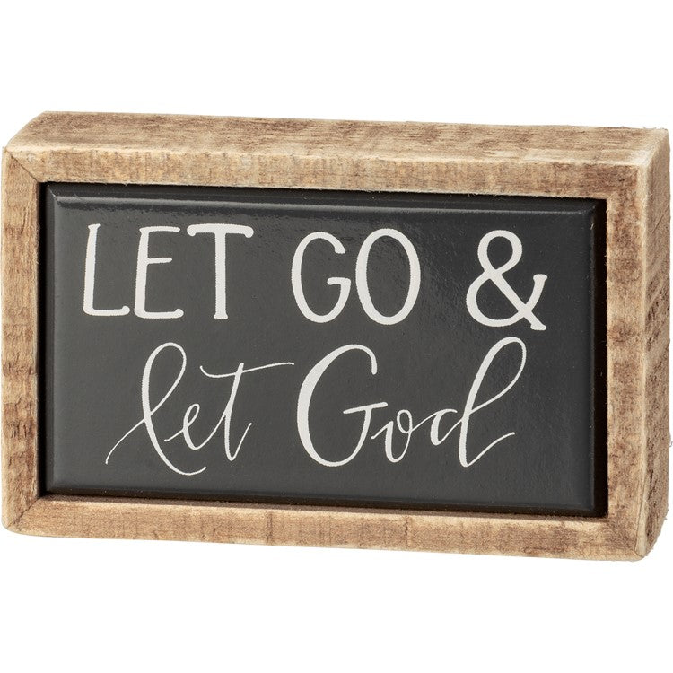 Let Go and Let God sign