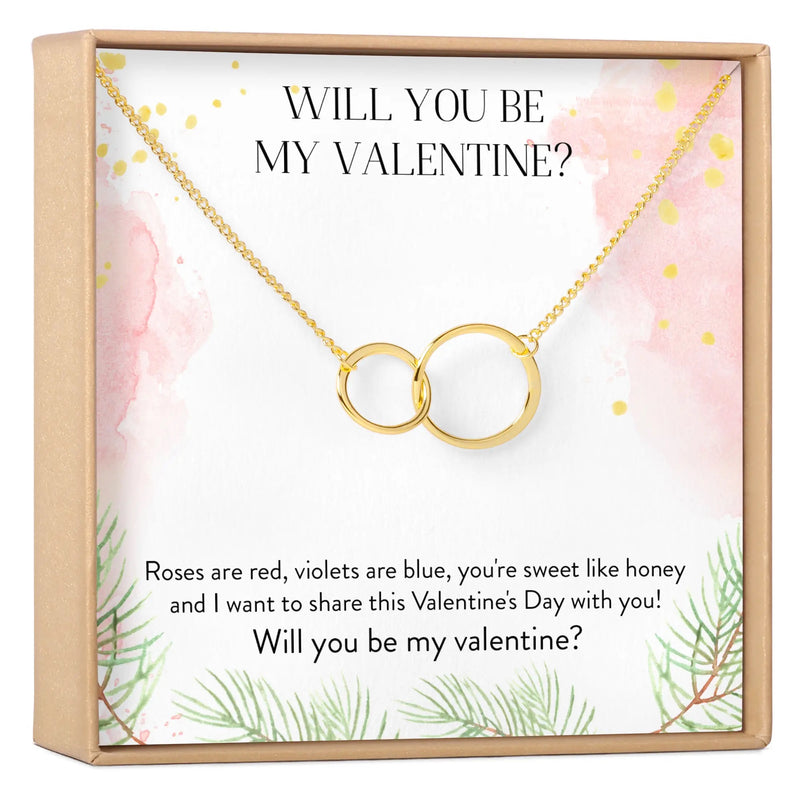 Valentine Necklace - Will You  be my Valentine